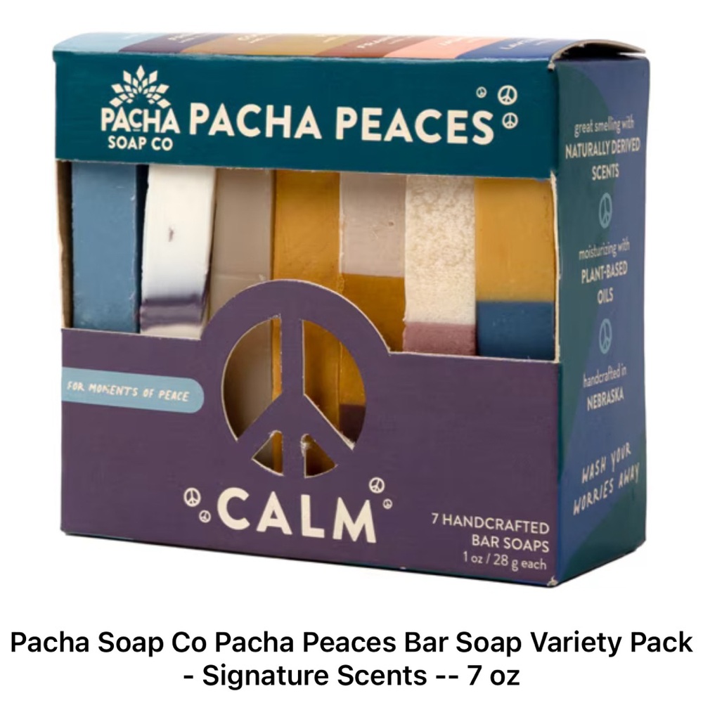 Pacha Peaces Soap Co |CALM For Moments Of Peace Eco-Friendly Vegan Handcrafted 1